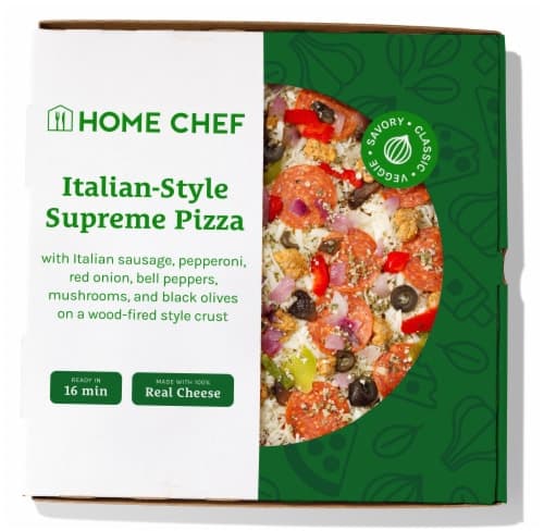 Home Chef Ready To Bake Italian Style Supreme Pizza