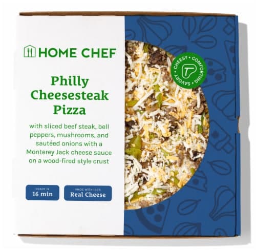 Home Chef Ready To Heat Philly Cheesesteak Pizza