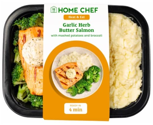 Home Chef Heat And Eat Garlic Herb Butter Salmon