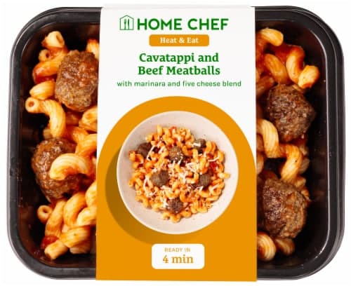 Home Chef Heat And Eat Cavatappi And Beef Meatballs
