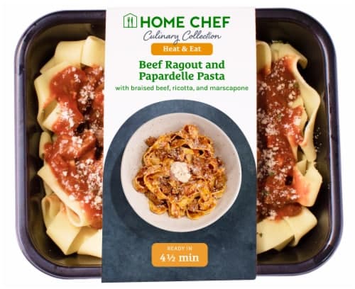 Home Chef Heat And Eat Culinary Collection Braised Beef Ragout With Pappardelle