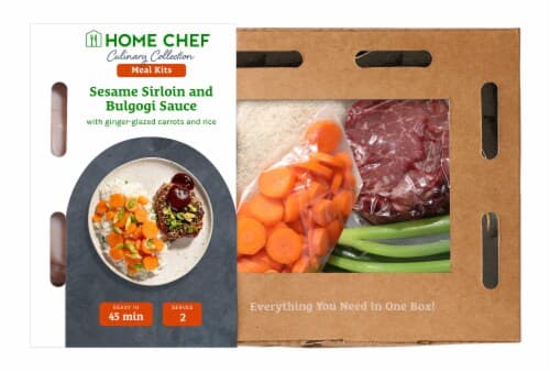 Home Chef Meal Kit Sesame Sirloin And Bulgogi Sauce