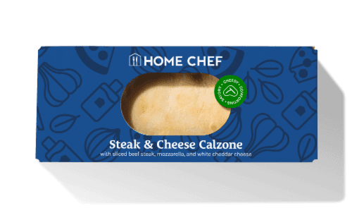 Home Chef Ready To Bake Steak & Cheese Calzone