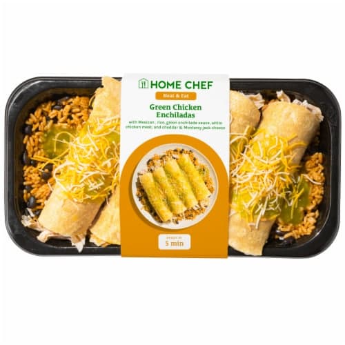 Home Chef Heat And Eat Green Chicken Enchiladas