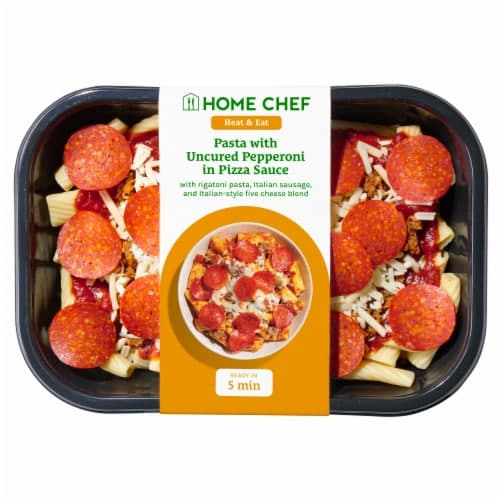 Home Chef Heat And Eat Pasta With Uncured Pepperoni In Pizza Sauce