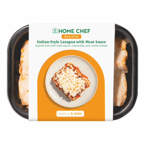 Home Chef Heat & Eat Italian-Style Lasagna With Meat Sauce