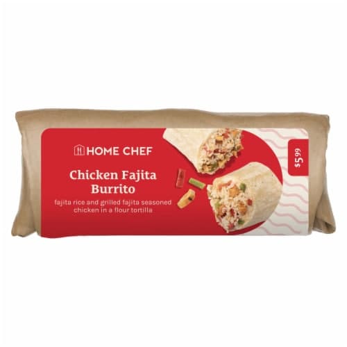 Home Chef Chicken Fajita Burrito