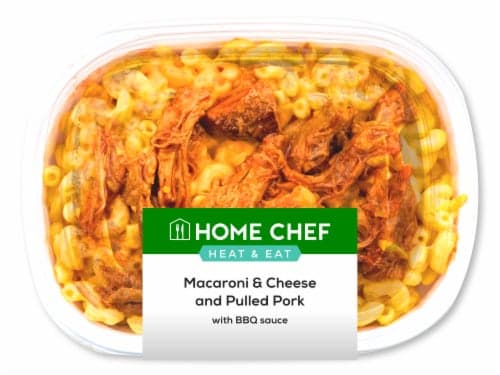 Home Chef Heat And Eat Macaroni & Cheese And Pulled Pork With Bbq Sauce