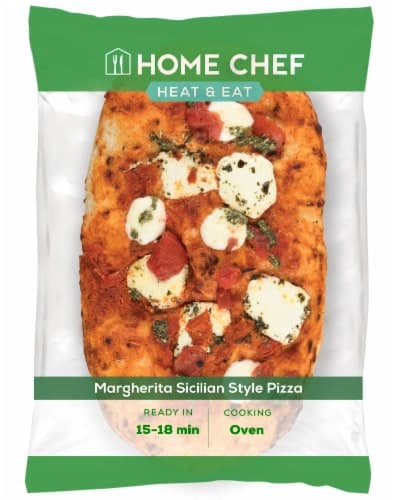 Home Chef Pizza Margherita Sicilian Style Pizza