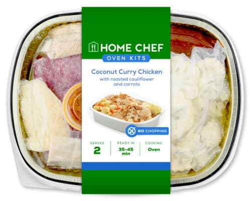 Home Chef Oven Kit Coconut Curry Chicken With Roasted Cauliflower And Carrots