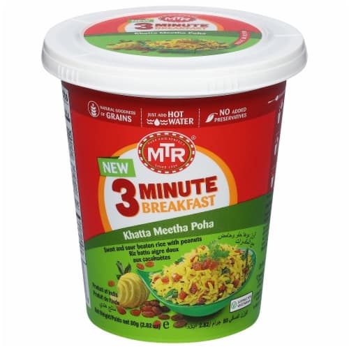 Mtr Khatta Meetha Poha 3 Minute Breakfast