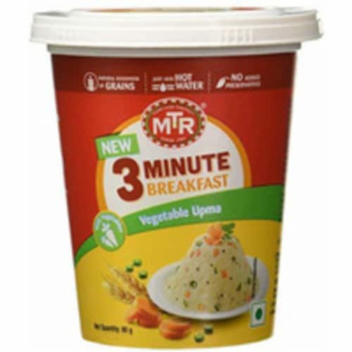Mtr 3 Minute Breakfast Cup Vegetable Upma - 80 Gm