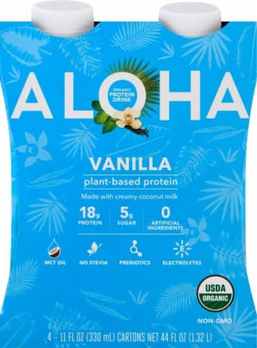 Aloha Vanilla Organic Plant-Based Protein Drink