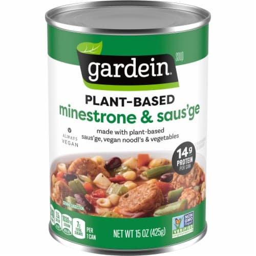 Gardein Plant Based Sausage And Minestrone Soup
