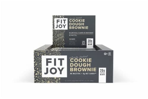 Fitjoy Cookie Dough Brownie Protein Bars