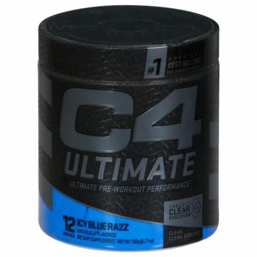 C4 Ultimate Icy Blue Razz Pre-Workout Powder