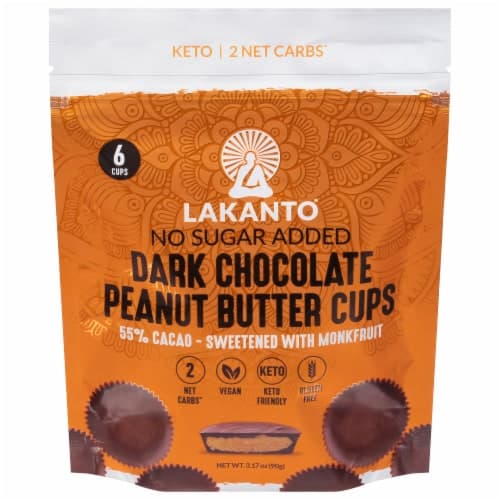 Lakanto Cups Dark Chocolate Peanut Butter