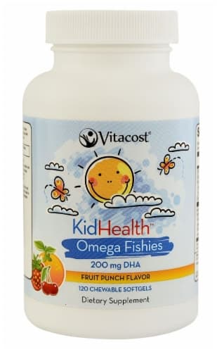Vitacost Kidhealth Omega Fishies For Kids Chewable Softgels