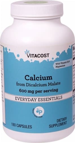 Vitacost Calcium From Dicalcium Malate With Vitamin D3 & Magnesium Capsules