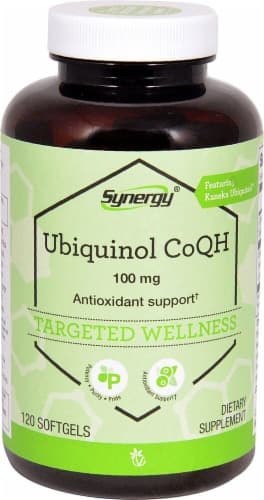 Vitacost Synergy Ubiquol Coqh Featurining Kaneka Qh Softgels