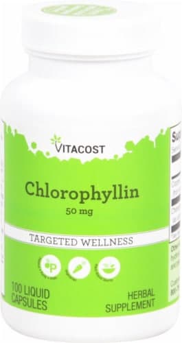 Vitacost Chlorophyllin Herbal Supplement Liquid Capsules