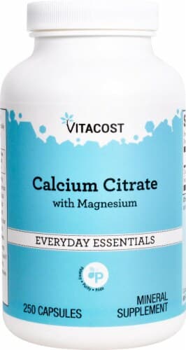 Vitacost Calcium Citrate With Magnesium Everyday Essentials Capsules