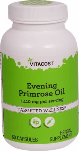 Vitacost Evening Primrose Oil Herbal Supplement Capsules