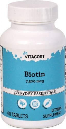 Vitacost Biotin Dietary Supplement 7500Mcg