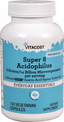 Vitacost Super 8 Acidophilus Probiotic Vegetarian Capsules