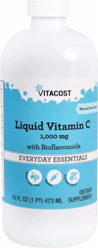 Vitacost Liquid Vitamin C With Bioflavonoids Natural Citrus Flavor Supplement