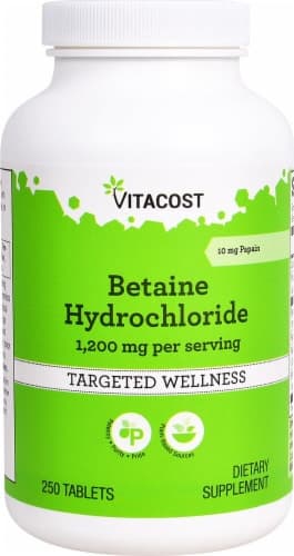 Vitacost Betaine Hydrochloride Targeted Wellness