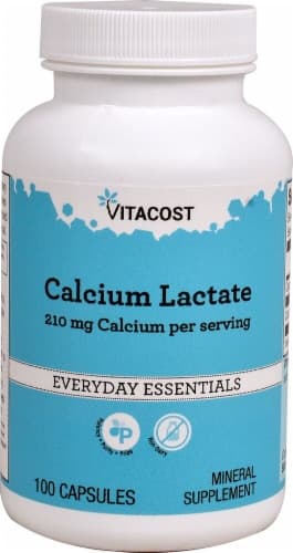 Vitacost Calcium Lactate Capsules