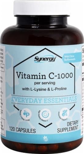 Vitacost Synergy Vitamin C-1000 With L-Lysine & L- Proline Capsules