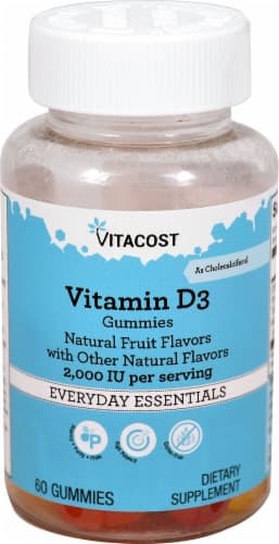 Vitacost Vitamin D3 Adult Gummies 2000Iu