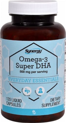 Vitacost Synergy Omega-3 Super Dha Dietary Supplement Liquid Capsules