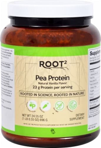 Vitacost Root2 Natural Vanilla Pea Protein Powder