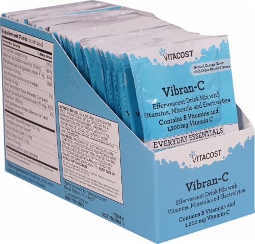 Vitacost Vibran-C Natural Orange Effervescent Drink Mix