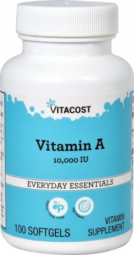 Vitacost Vitamin A Softgels 10000Iu