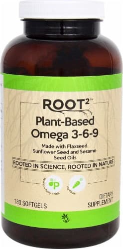 Vitacost Root2 Plant-Based Omega 3-6-9 Vegetarian Softgels