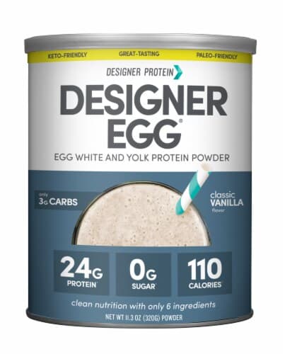 Designer Protein Designer Egg Vanilla Protein Powder
