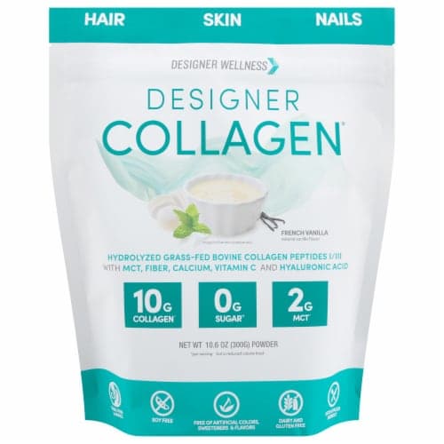 Designer Wellness French Vanilla Collagen Powder
