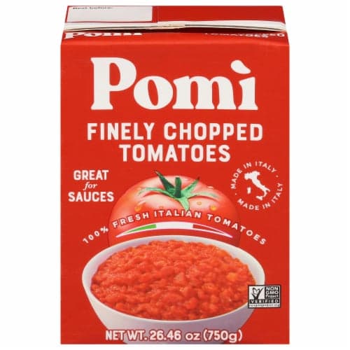 Pomi Tomatoes Chopped 100% Italian All Natural Finely