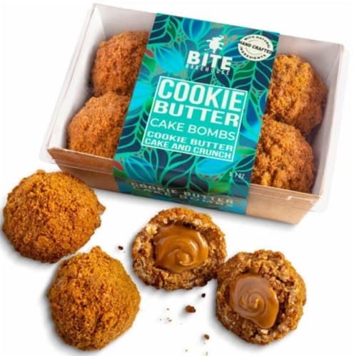 Bite Bakehouse Four Layer Cookie Butter Cake Bombs