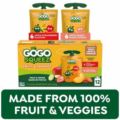 Gogo Squeez Appl Sce Stwbrry Peach