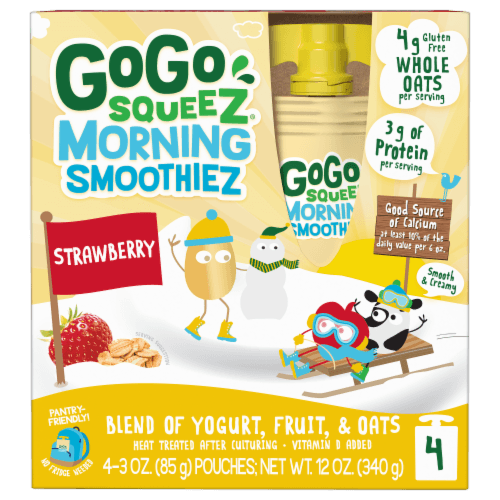 Gogo Squeeze Morning Smoothie - Strawberry