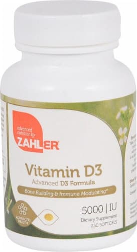 Zahler Vitamin D3 Softgels 5000Iu
