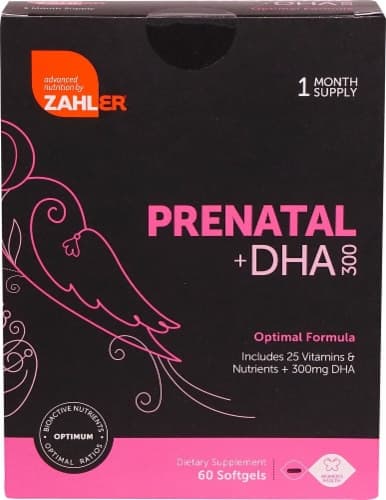Zahler Prenatal + Dha 300 Softgels
