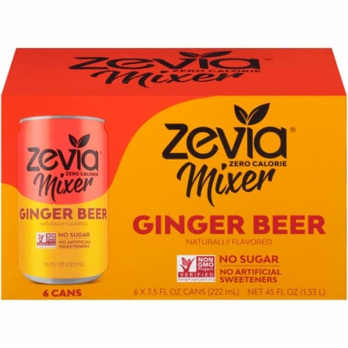 Zevia Zero Calorie Mixer Ginger Beer