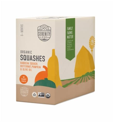 Serenity Kids Organic Squashes Baby Food Pouches