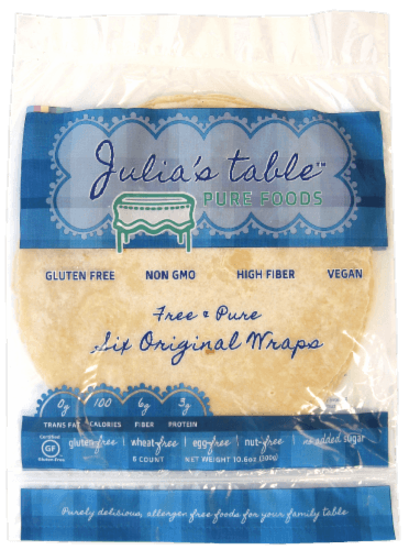 Julia'S Table Free & Pure Original Wraps